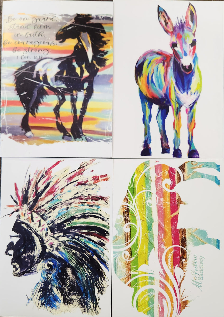 Notecards Artwork McIntire Saddlery  Store