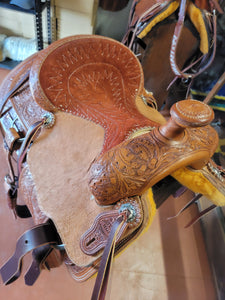 Saddle - Tooled Roper