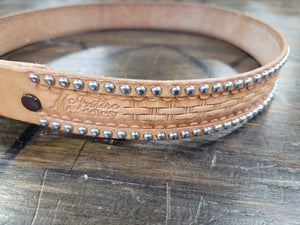 Belt- Youth Spot Basketstamped