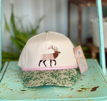 Load image into Gallery viewer, Caps - Elk with Pink Rope