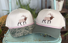 Load image into Gallery viewer, Caps - Elk with Pink Rope