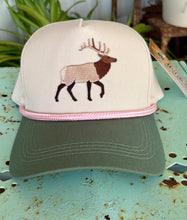Load image into Gallery viewer, Caps - Elk with Pink Rope