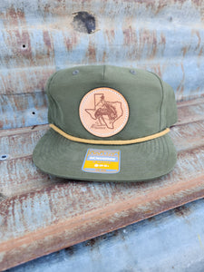 Caps - Round McIntire Bucking Horse Logo patch