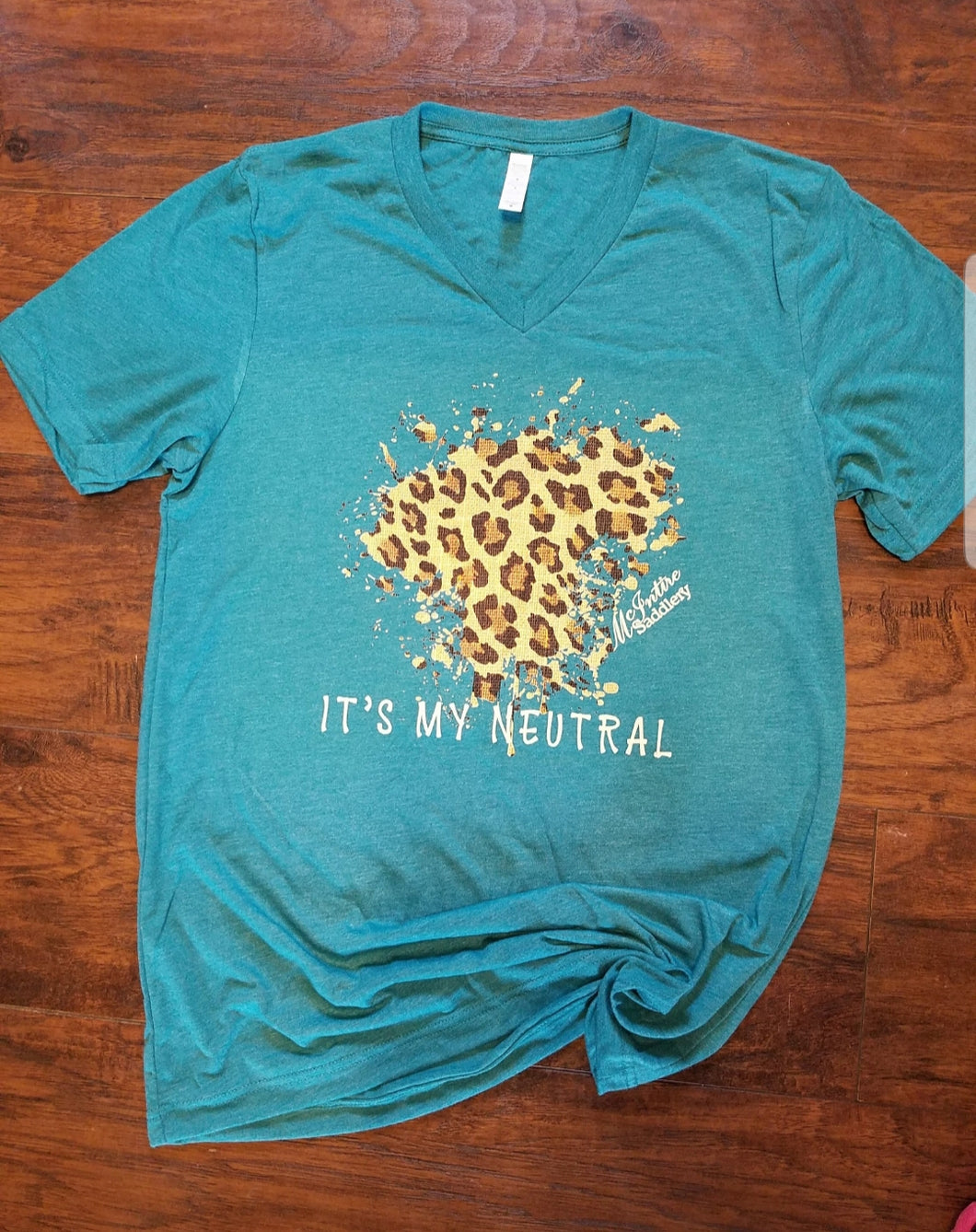 Shirts - Teal Leopard Is My Neutral