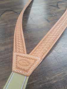 Suspenders - Basket Stamped