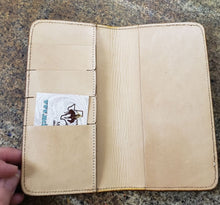 Load image into Gallery viewer, Wallet - Leather Checkbook Cover
